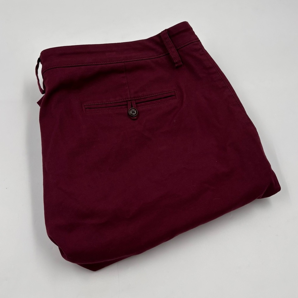 Vineyard Vines Men's 38x32 Maroon‎ Straight Leg Chino Dress Pants